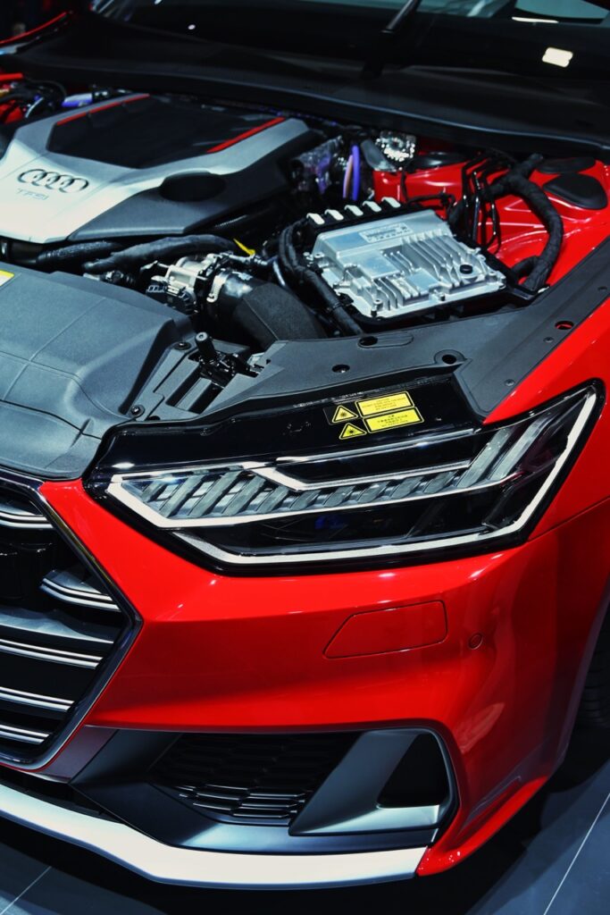 Audi engine bay